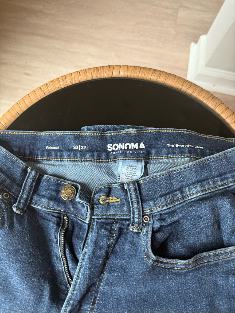 Sonoma Men's Dark Blue Relaxed Fit Jeans